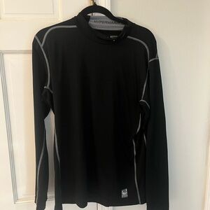 Nike Pro Combat Black and Gray Shirt